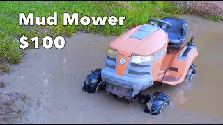 New Mud Mower  Husqvarna Hydro [upl. by Anawqahs508]