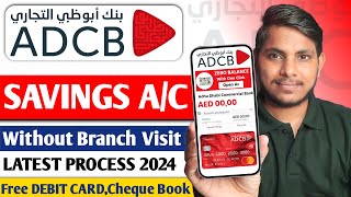 Open Adcb Bank Saving And Call Account in UAE  How To Open ADCB Bank Saving account Opening online [upl. by Atiran649]