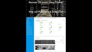 Lenovo XClarity Controller Overview Remote OS Install Using XClarity [upl. by Leake819]