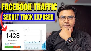 Facebook Traffic Secret Exposed  Blog par facebook se paid traffic kaise laate hai blogger [upl. by Eenehs]