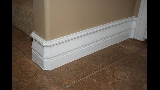 how to install baseboard the fast and easy way [upl. by Laertnom426]