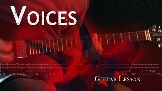 Voices  Alice in Chains  How to play the song and Solo [upl. by Chaffinch]