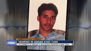 Adnan Syed case in court Thursday [upl. by Olaf]