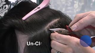 ITIP  MICROLINK Extensions on Curly Natural Hair using STUDIO TECHILO HAIR [upl. by Aramois]