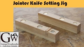 woodworking  Setting Jointer Knives [upl. by Ru]