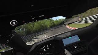 Trying to get under 71000 on Nurburgring in a BMW G82  Assetto Corsa VR [upl. by Moretta]