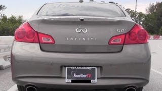 2013 Infiniti G37  Drag Test  World Record  1309  1063 MPH  Road Test TV ® [upl. by Naek840]