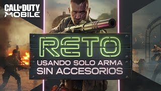 RETO Usando Solo Arma Sin Accesorios 🎯🔥  COD Mobile Ranked MJ Gameplay [upl. by Deena487]