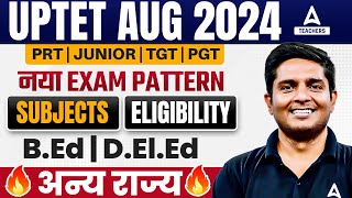 UPTET 2024 NOTIFICATION  UPTET Eligibility Syllabus amp Exam Pattern 2024  Complete Information [upl. by Lacagnia]