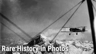 Unseen Photos First Flight Over Everest 1933  Rare History in Photos [upl. by Eelegna]