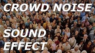 Crowd Noise Sound Effect HD 48hz 16bits [upl. by Elvie]