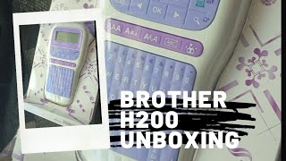 Unboxing my label maker  Brother Protouch H200 [upl. by Nylasoj]