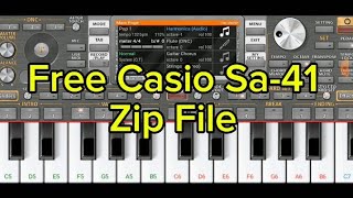 Casio Sa41 Zip File  Free Download  ORG2024 Vip [upl. by Airekahs]