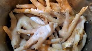 DELICIOUS CHICKEN FOOT SOUTHERN STYLE CHICKEN FEET RECIPE  CHICKEN PAWS [upl. by Greggory979]