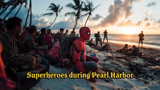 what if marveldc heroes were present during the pearl harbor spiderman [upl. by Lanos492]