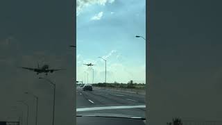 Air Canada plane close encounter on the highway 426 [upl. by Resaec]