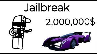 Getting to 2 million in jailbreak and getting the new limited car [upl. by Waldman79]