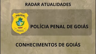 POLÍCIA PENAL DE GOIÁS AULA 1 FORMAÇÃO ECONÔMICA DE GOIÁS [upl. by Nwahsear]