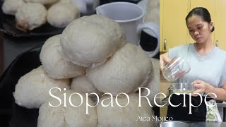 EASY SIOPAO RECIPE  HOMEMADE SIOPAO NA PWEDE IPANG NEGOSYO [upl. by Rihat]