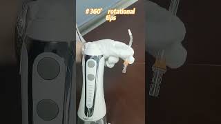 Waterproof 300ml Rechargeable Water Dental Flosser With 5 Modes [upl. by Eisso576]