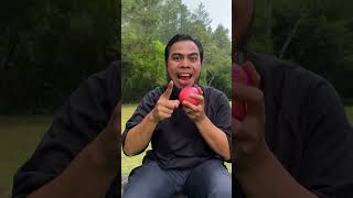 Removing Apple stickers 🍎 camping apple lifehacks outdoors [upl. by Bethezel]