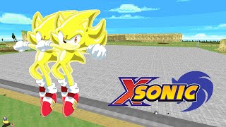 Super Sonic Vs Super Sonic Cell Games [upl. by Lewison]