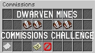 The Dwarven Mines Commissions Challenge Hypixel Skyblock [upl. by Veron600]