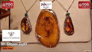 quotMr Sanjeev Gupta Showcases Amber amp Scorpio Pendant at ISJS India Silver Jewellery Show 2024quot [upl. by Kruger987]