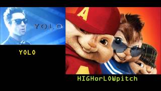 The Lonely Island  YOLO feat Adam Levine amp Kendrick Lamar CHIPMUNKS verrsion [upl. by Godliman868]