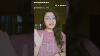 Heterochromatin vs Euchromatin 🔥botany neet mnemonic neet2025 trending neetug shorttricks [upl. by Asecnarf749]