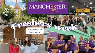 The University of Manchester Freshers week  what to expect societies and student advice [upl. by Lowson77]