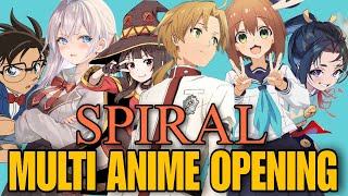 Multi Anime Opening  Spiral CC Lycris [upl. by Nelra]