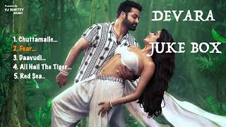 DEVARA JUKE BOX  Chuttamalle  NTR  Janhvi Kapoor  Anirudh Ravichander  Shilpa Rao  27 Sep [upl. by Nairahcaz]