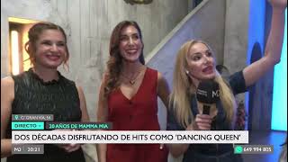 Telemadrid “Madrid Directo”  MAMMA MIA EL MUSICAL celebra su 20 aniversario en Madrid [upl. by Kries]