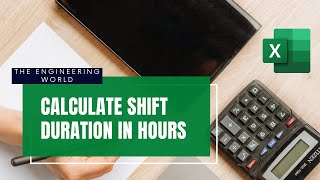 Calculate Total Shift Duration In Hours and Minutes In Microsoft Excel [upl. by Solram]