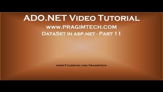 DataSet in aspnet Part 11 [upl. by Fairleigh]