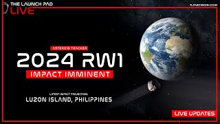 LIVE Asteroid 2024 RW1 Impact Tracker [upl. by Gio]