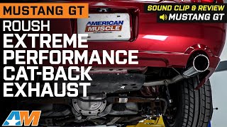 20052009 Mustang GT Roush Extreme Performance CatBack Exhaust Review amp Sound Clip [upl. by Assetan]