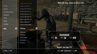 Skyrim Special Edition Mod Review Unique Armor and Weapons  Unenchanted and Craftable [upl. by Aelem]