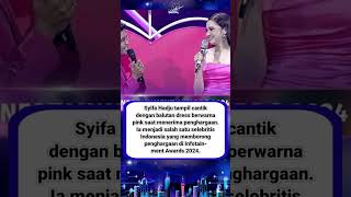 MENANG BANYAK Syifa Hadju Borong Penghargaan Infotainment Awards 2024 syifahadju trending shorts [upl. by Analos]