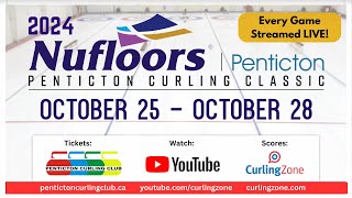 Glenn Venance vs Jeff Richard  Draw 1  Nufloors Penticton Curling Classic 3 [upl. by Anola]