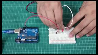 Arduino Basic Tutorial part1 Installation Arduino IDE and LED Blinking Project [upl. by Ellener]