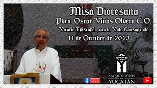 Misa Diocesana Pbro Oscar Viñas Olvera CO  11 de Octubre de 2023 [upl. by Carlyn]