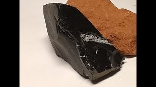 Achondrite Glossy Fusion Liquid Melt Crust Coating A Lunar Mineral Stone [upl. by Hedda829]