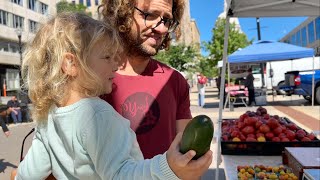 What to do in MADISON 🇺🇸 10 Bread at Madison Wisconsin Farmer’s Market 😳 [upl. by Meean]