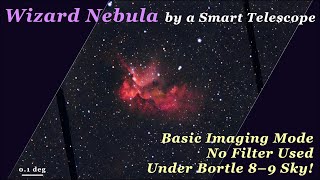 WIZARD NEBULA Image Processing by Siril Basic Imaging Mode of Vespera same as ZWO Seestar S50 [upl. by Ahsahtan]