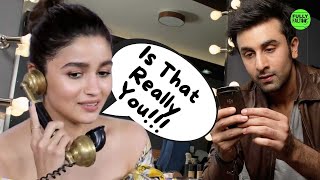 Alia Bhatt is shocked to hear Ranbir Kapoors voice [upl. by Melanie]