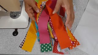 Retalhos diy fronha ou capa travesseiro com aproveitamento passo 🚶‍♀️ à 🚶‍♀️ [upl. by Havelock]