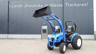 New Holland TC45DA 4wd HST  03671 Draaiuren  Voorlader [upl. by Wardieu]