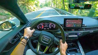 2023 Audi S5 Sportback  POV Test Drive Binaural Audio [upl. by Rosane829]